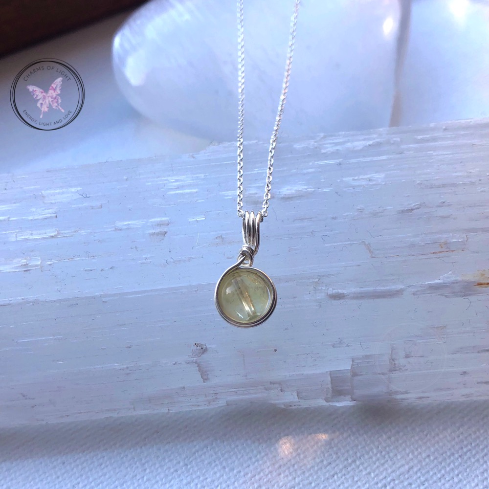 Citrine Silver Pendant